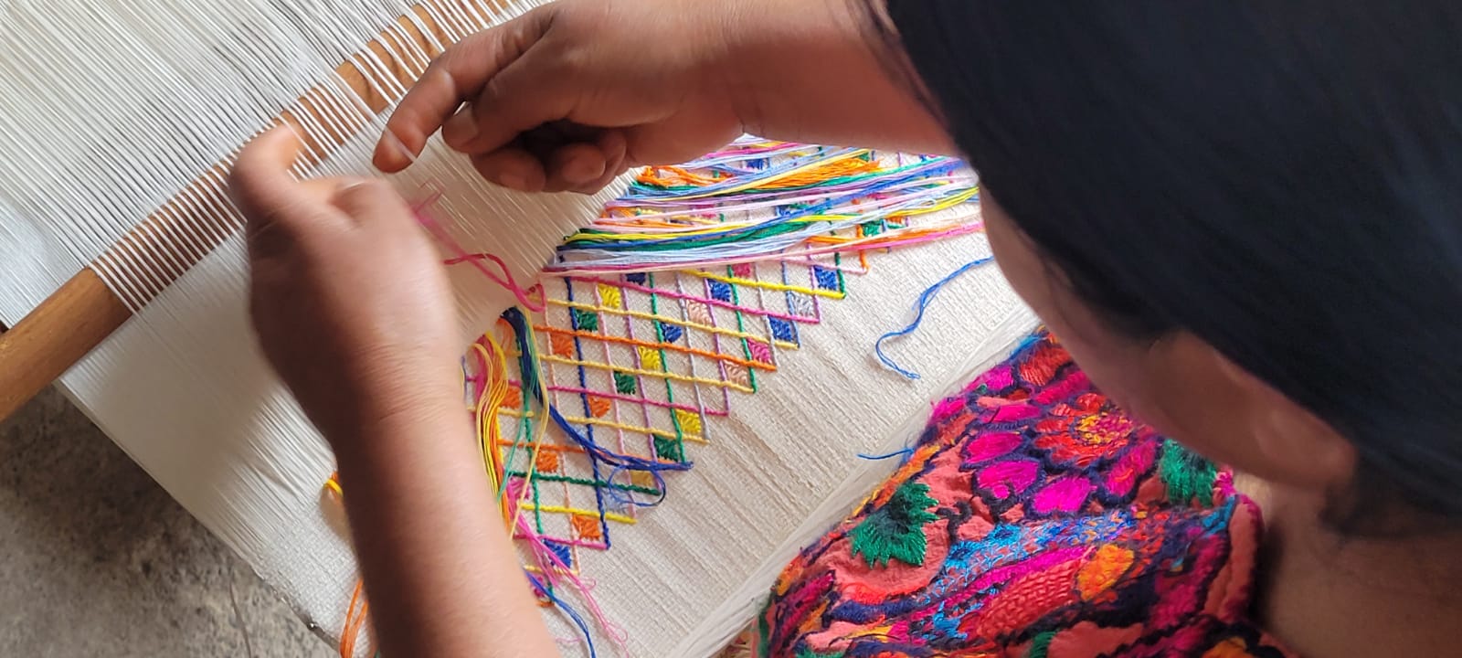 Cotzal Rainbow Brocade Pillows