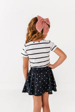Black Dotty Spin Skort - By Baano
