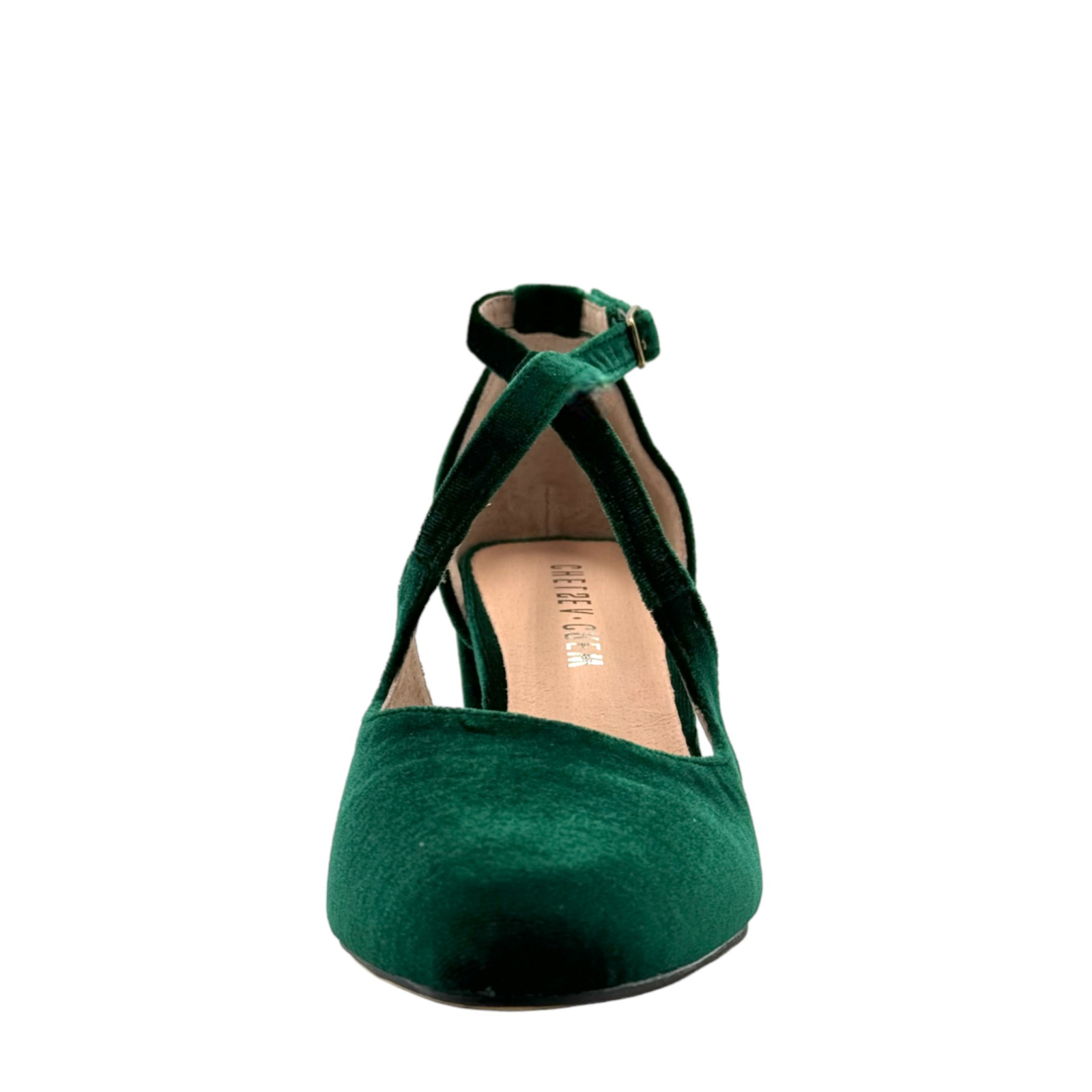 Oren Velvet Mary Jane Heels Chelsea Crew
