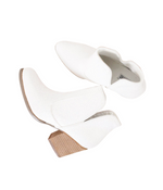 Fiera Glitter Booties in White - By Baano