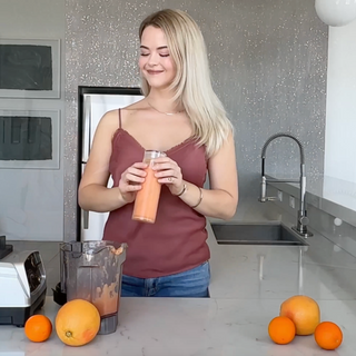 Skinny Series Glass Bottles Set w/ Crystal Clear Lids, 16 oz