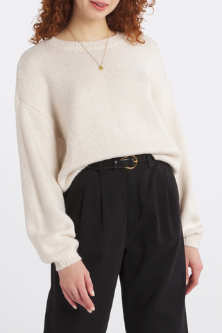 Colette Sweater - Whisper White - By Baano
