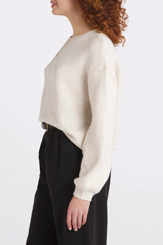 Colette Sweater - Whisper White - By Baano