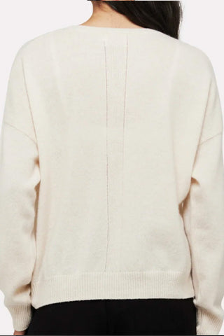 Pippa Pointelle Crew Sweater - By Baano