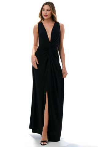 Twist Front Maxi Dress