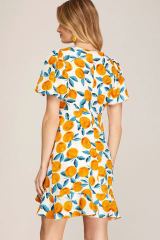 Classy Citrus  Dress