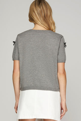 Beautiful in Bows sweater - By Baano