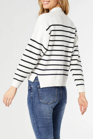 Neve Mock Neck Sweater - By Baano