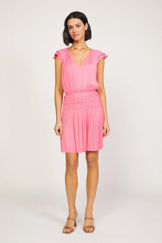 Flutter Layered S-Slv Mini Dress