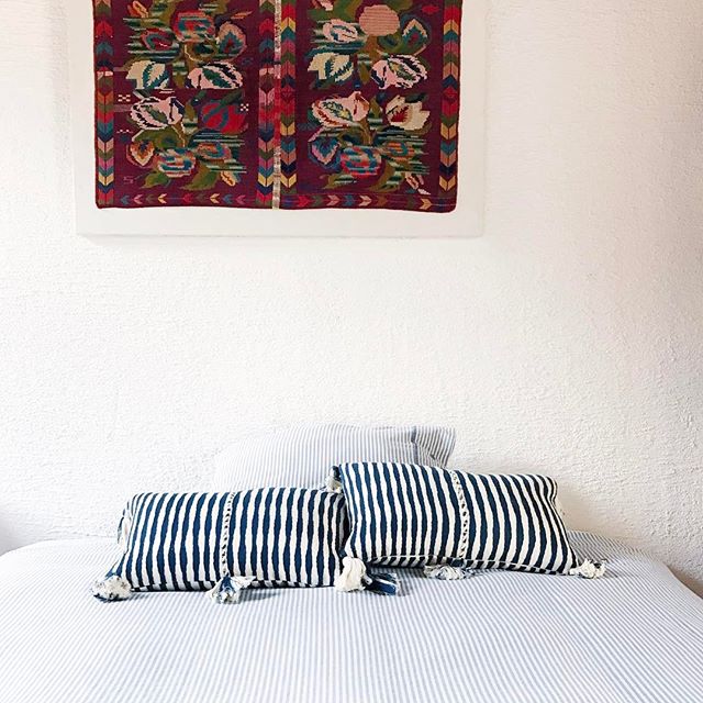 Antigua Pillow - Dark Teal Blue