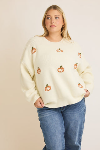 Pumpkin Pullover sweater - By Baano