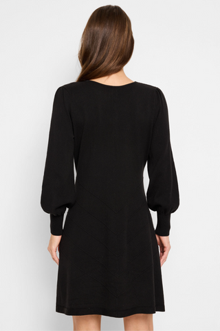 Twirl Time Dress- Black Onyx