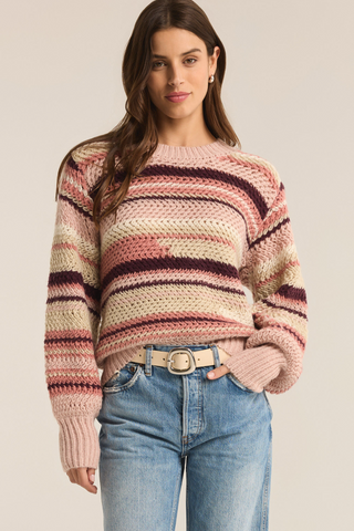 Asheville Stripe Sweater - By Baano