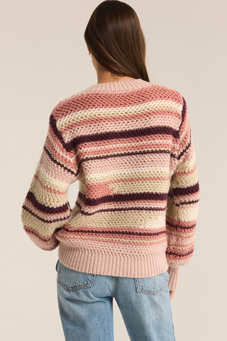 Asheville Stripe Sweater - By Baano