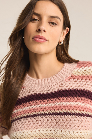 Asheville Stripe Sweater - By Baano