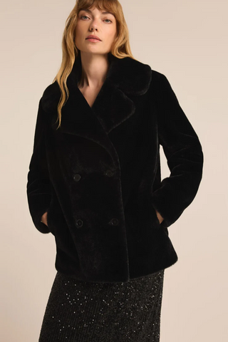 Doubled Breasted Fur Coat - By Baano