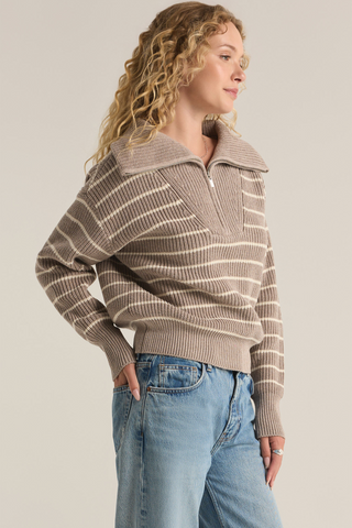 Villa Half Zip Sweater - By Baano