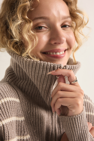 Villa Half Zip Sweater - By Baano