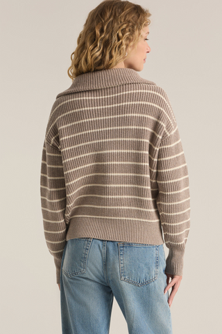 Villa Half Zip Sweater - By Baano