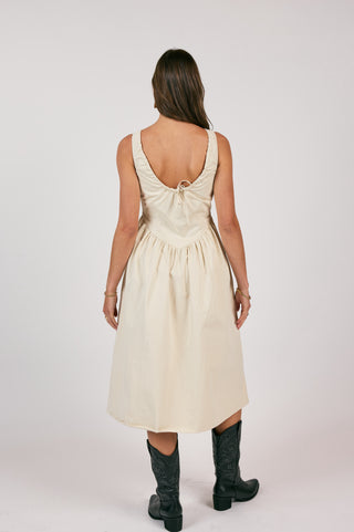 CORSET STYLE MIDI DRESS