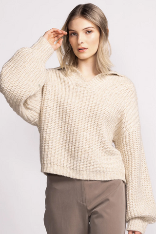 Sloane Sweater - Beige - By Baano