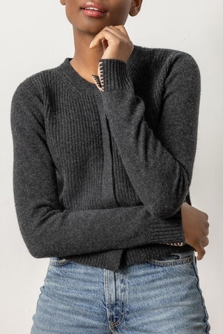 Ribbed Cardigan Sweater