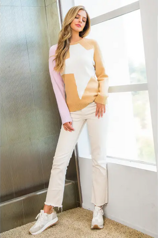 Knit Star Sweater - By Baano