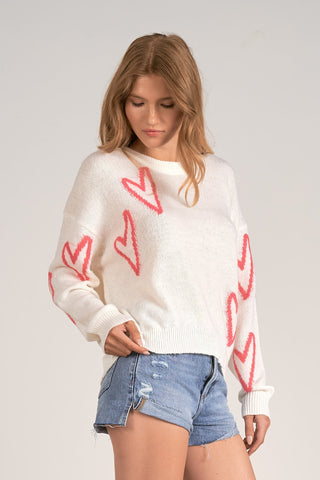 Heart Sweater - By Baano