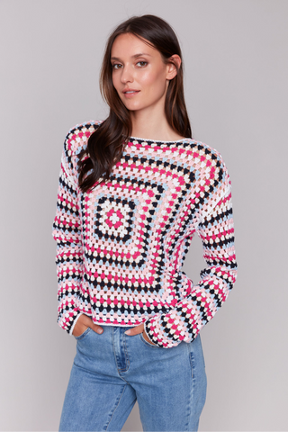 Charlie B. Paradise Crochet Sweater - By Baano