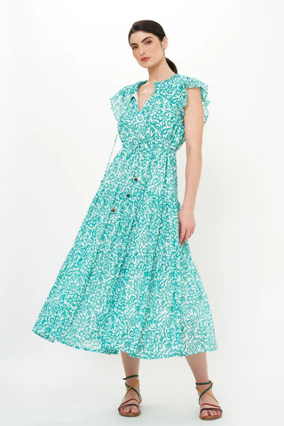Cinched Flirty Midi Dress