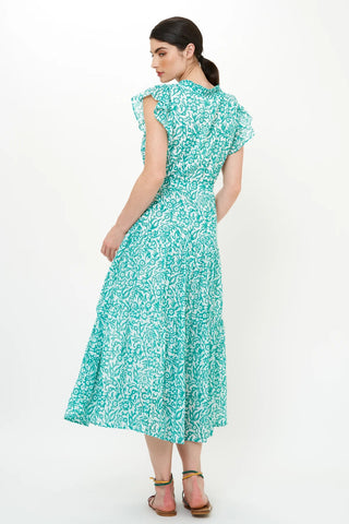 Cinched Flirty Midi Dress