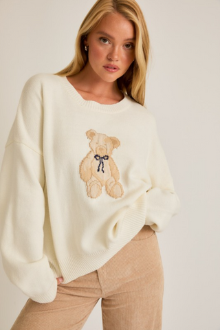 L/S Teddy Bear Sweater - By Baano