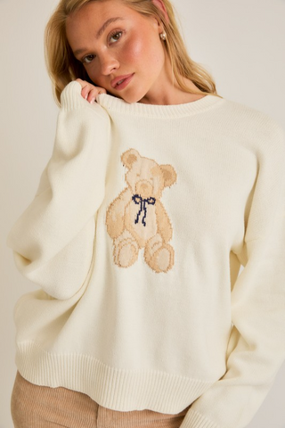 L/S Teddy Bear Sweater - By Baano