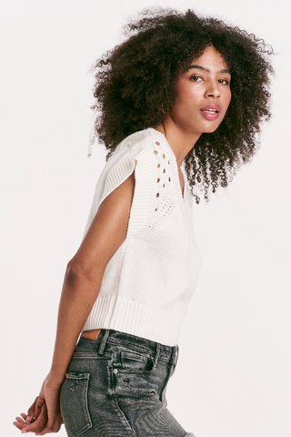 Renata Crochet Sweater - By Baano