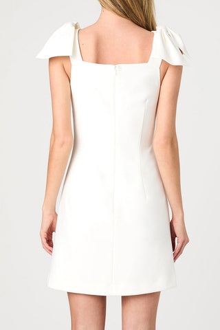 Whisper Bow Mini Dress
