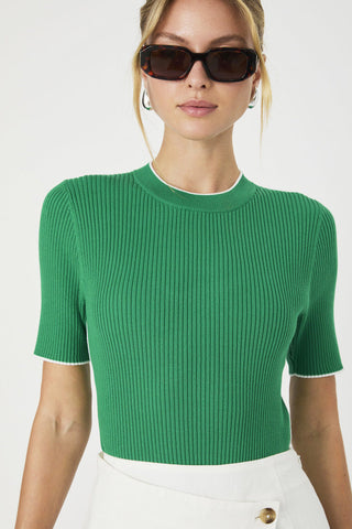 Mozza Short Sleeve Sweater - By Baano