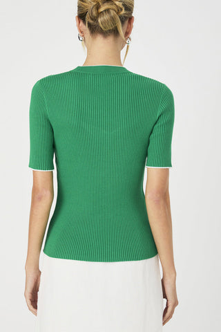 Mozza Short Sleeve Sweater - By Baano