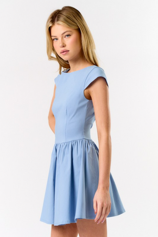 Cap Sleeve Mini Dress