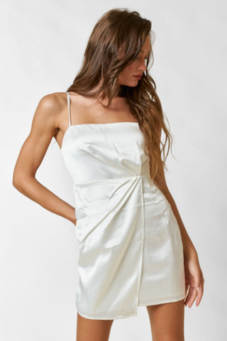 Sleeveless Square Neck Mini Dress