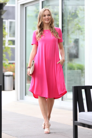 Flare Casual Pockets Dress