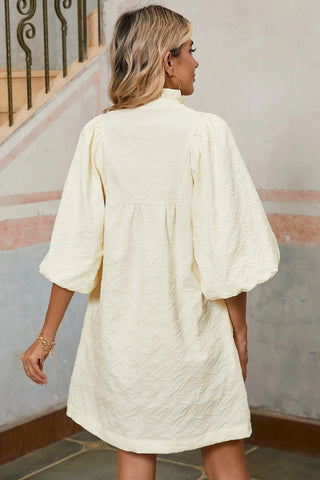 Buttercream Bubble Sleeve Dress