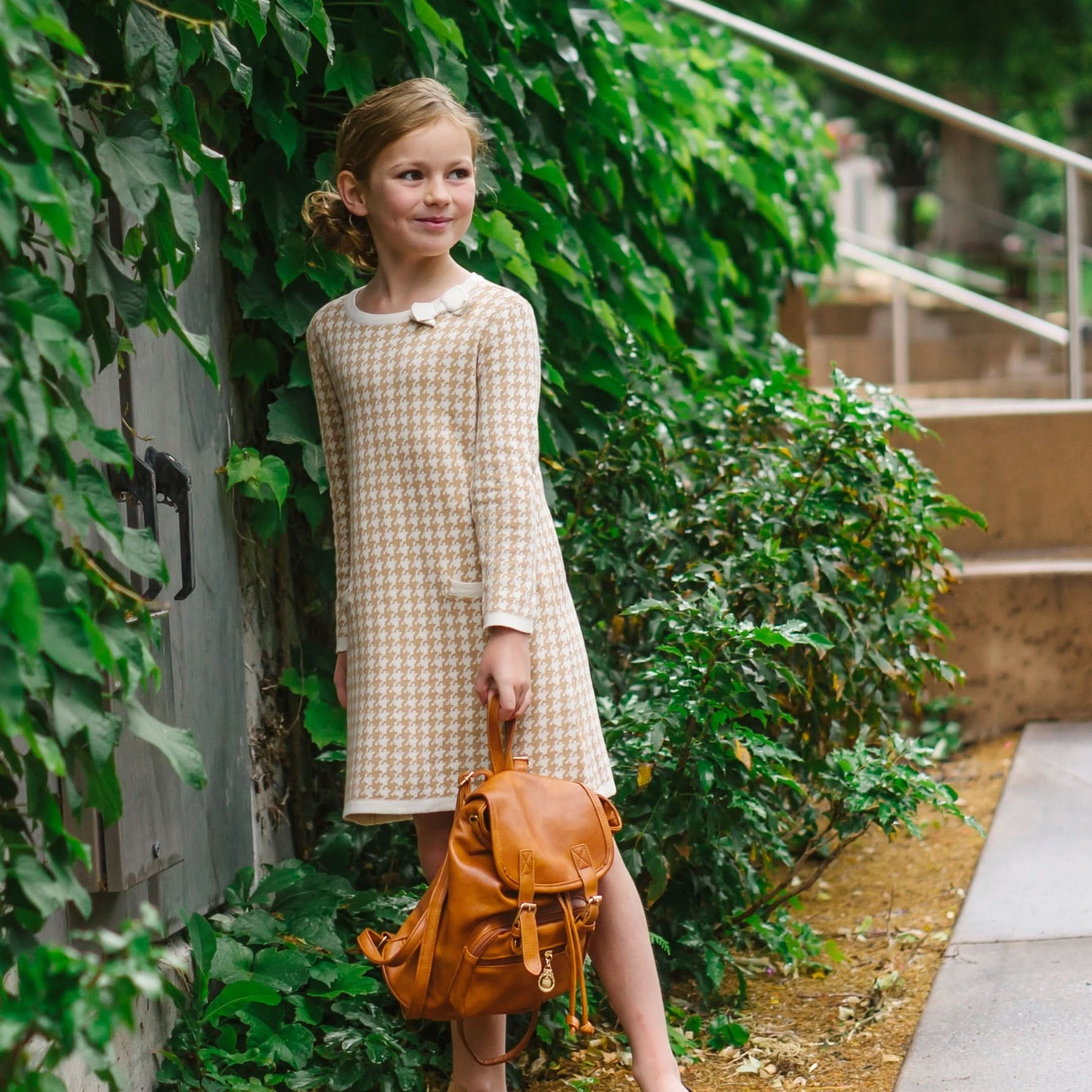 Bow Detail Organic Sweater Dress - Glamourous Grace