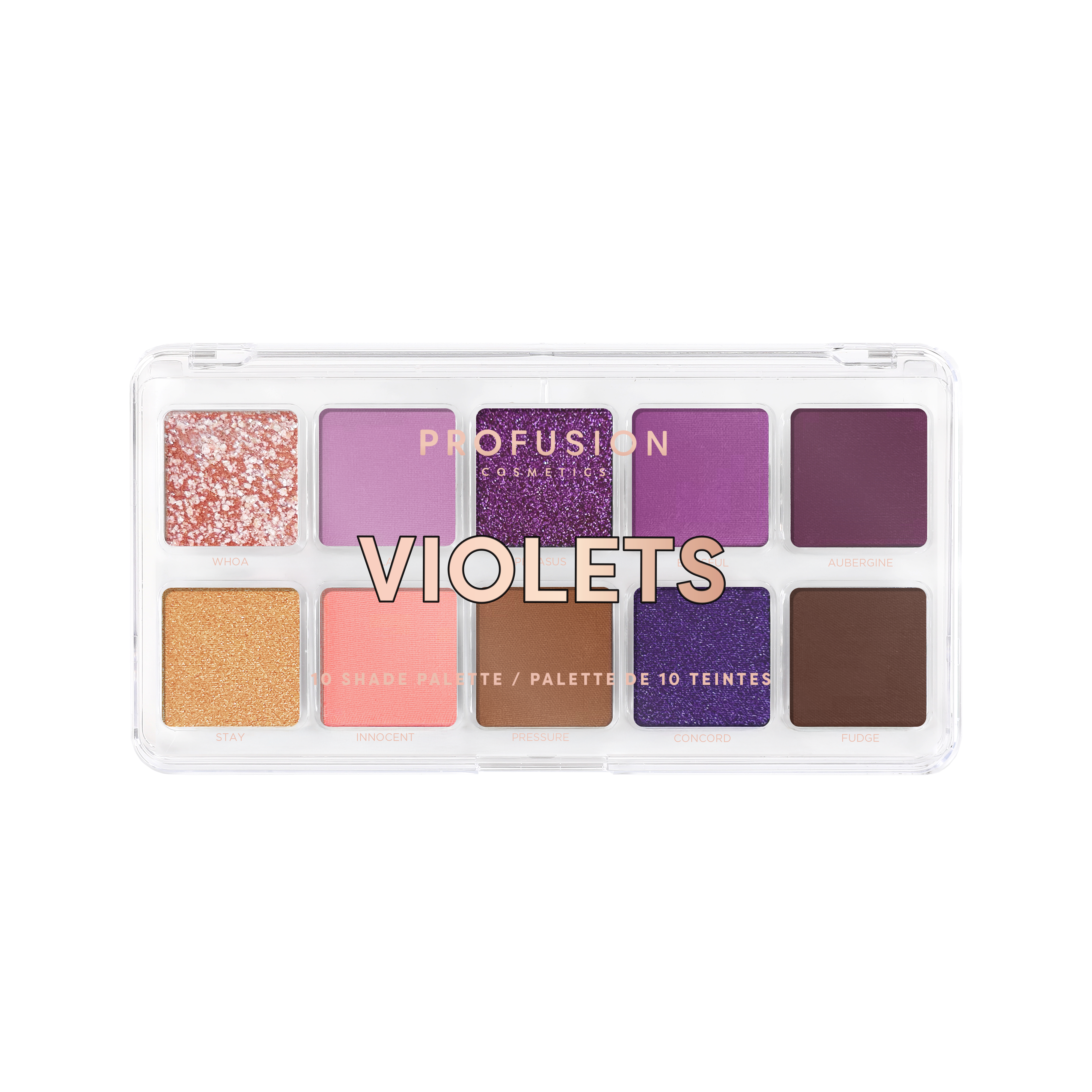 Violets 10 shade palette