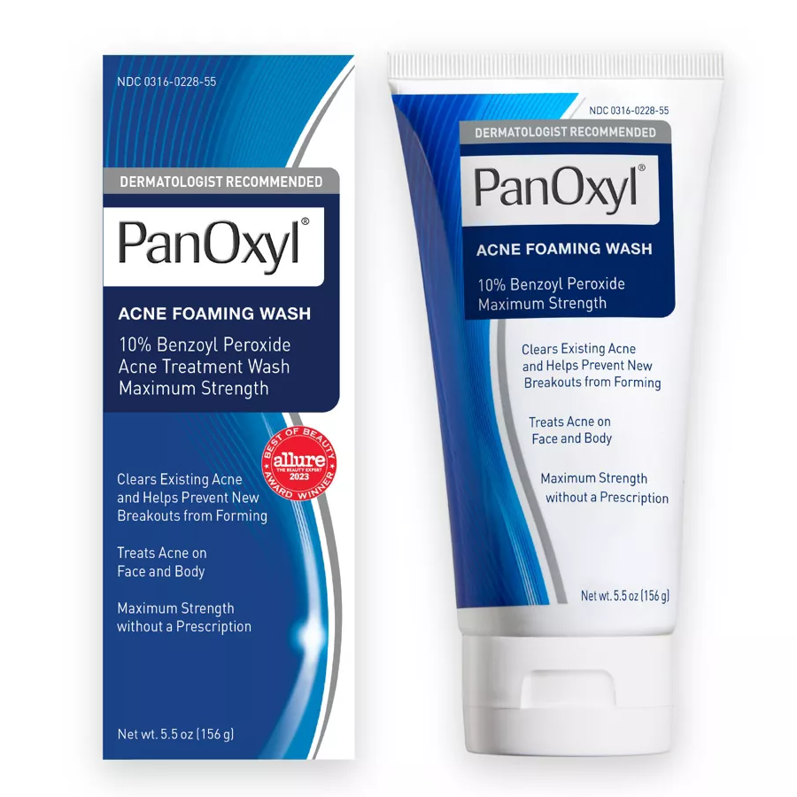 PanOxyl Foaming Acne Wash Maximum Strength 10% Benzoyl Peroxide