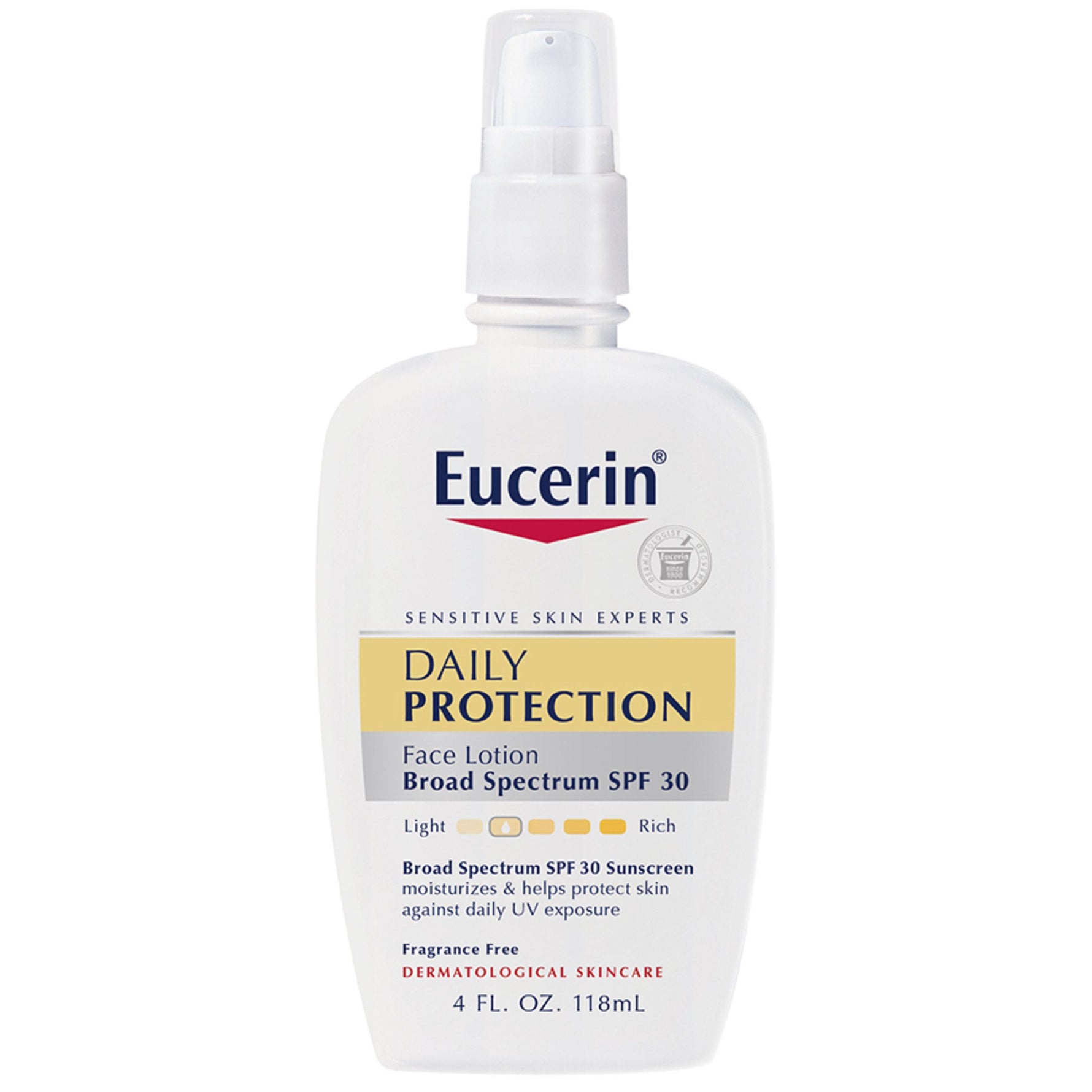 Eucerin Daily Protection Face Lotion with SPF 30, For Sensitive Skin, 4 Fl. Oz. Bottle - By Baano