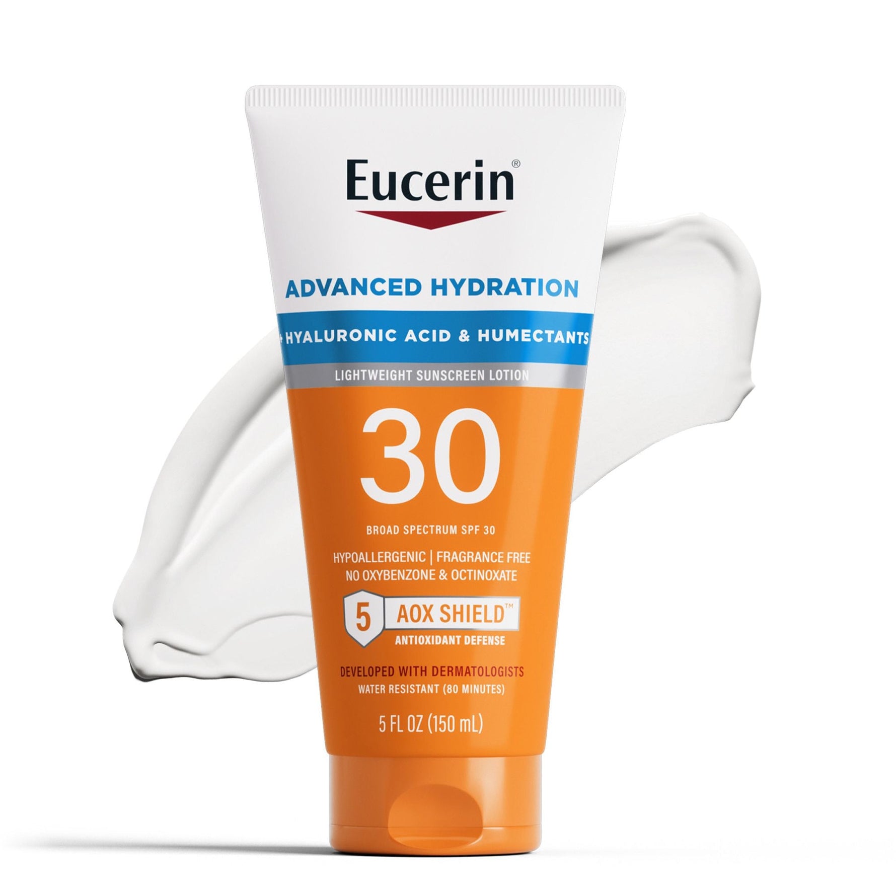 Eucerin Sun Advanced Hydration Sunscreen Lotion, SPF 30, 5 fl oz Tube - By Baano