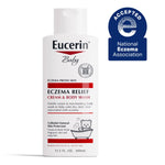Eucerin Baby Eczema Relief Cream Body Wash, Fragrance Free, 13.5 fl oz Bottle - By Baano