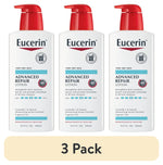 (3 pack) Eucerin Advanced Repair Body Lotion, Fragrance Free, 16.9 fl oz Bottle - By Baano