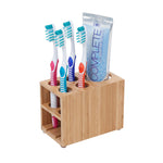 Bamboo Toothbrush & Toothpaste Holder