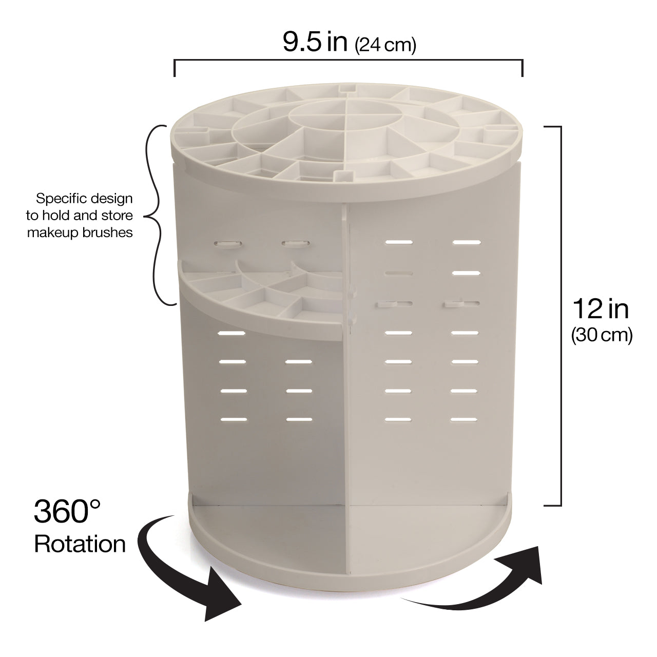 Rotating Makeup Organizer